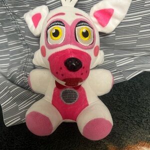 FNAF, funtime foxy Funko Pink and White Plush Stuffed Animal